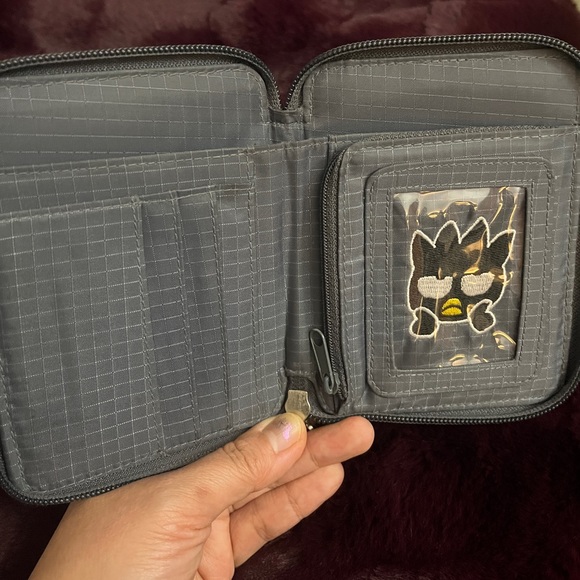 BAD BADTZ MARU Sanrio Wallet 2001 Vintage Kawaii Coin Purse Card Bag Embroidered - Picture 3 of 10